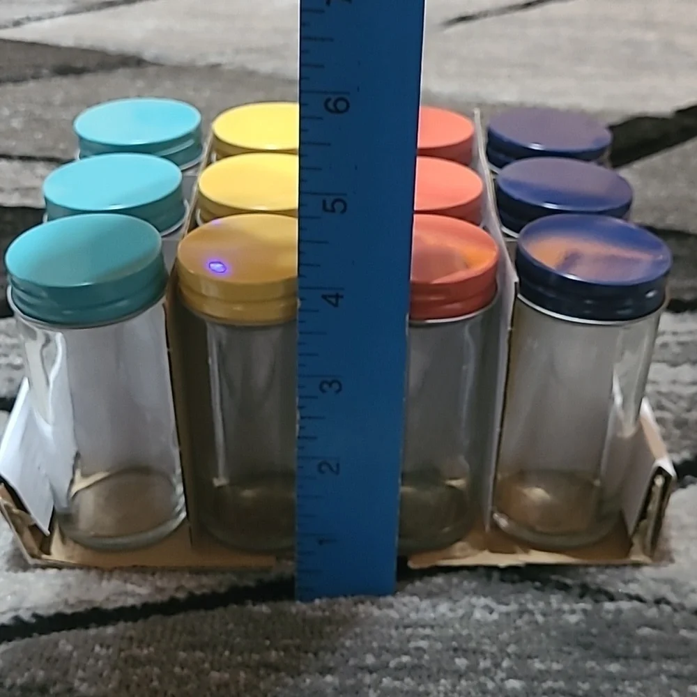 NWOT OLD EAST MINI CANISTERS SET 12 - 2 OZ MULTI COLORS PRICE FIRM